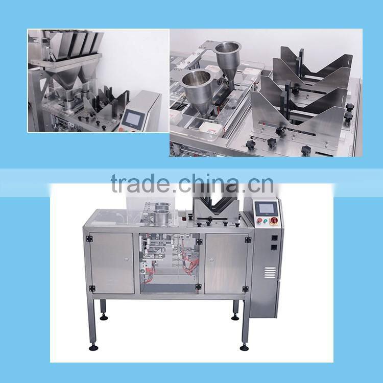 eu organic certification automatic powder mini doypack filling packaging machine with linear weigher