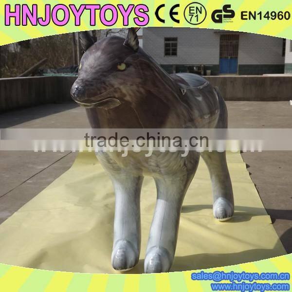 Kids Inflatable Wolf Toy, Life Size Toy Inflatable Wolf