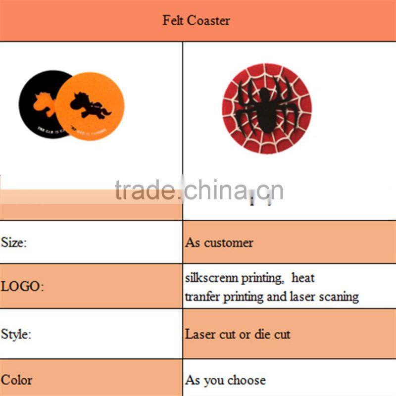 hot sales factory direct selling Felt coaster