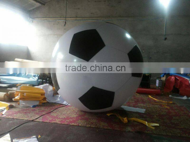 hot sale custom PVC inflatable funny football, inflatable advertising soccer ball for kids
