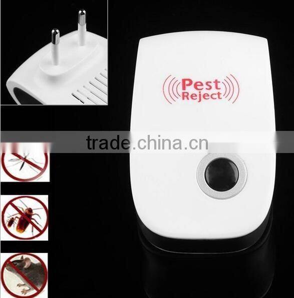 2016 hot sale ultrasonic repeller electronic pest repellent for mouse/Cockroach mosquito flies
