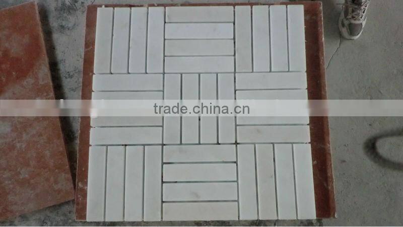 white marble mosaic wall tiles manufacturer