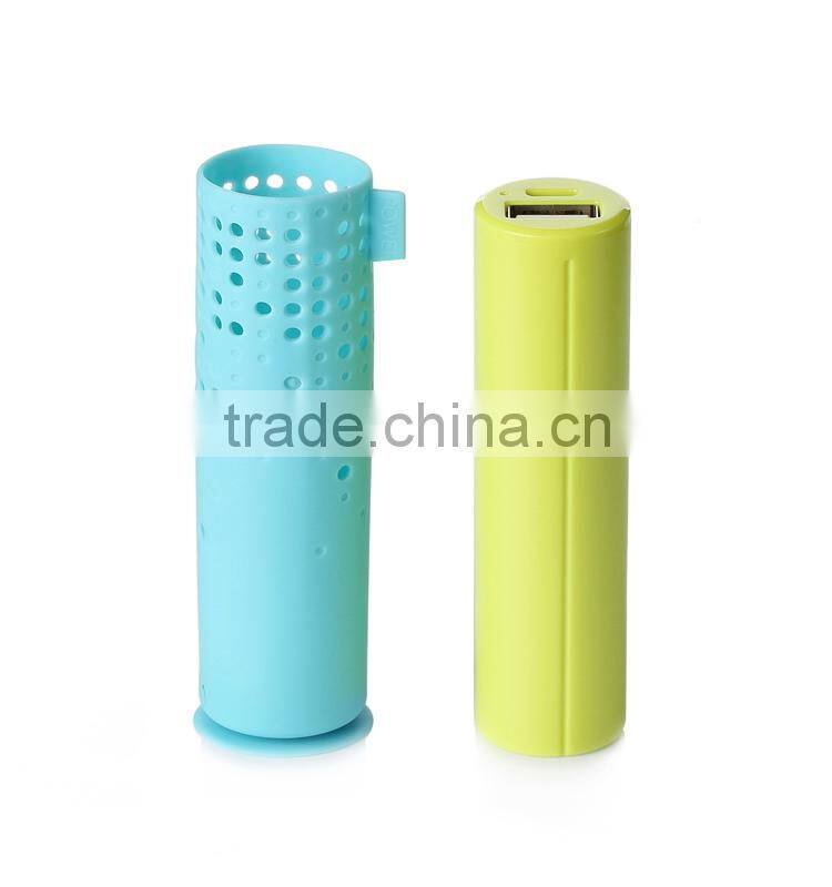 Popular Cheapest slim light sucker power bank 2600mah