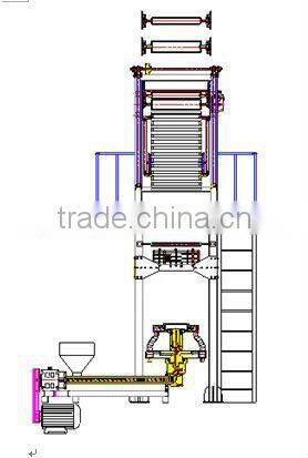 2SJ-G50/55/60 express bag film extruder