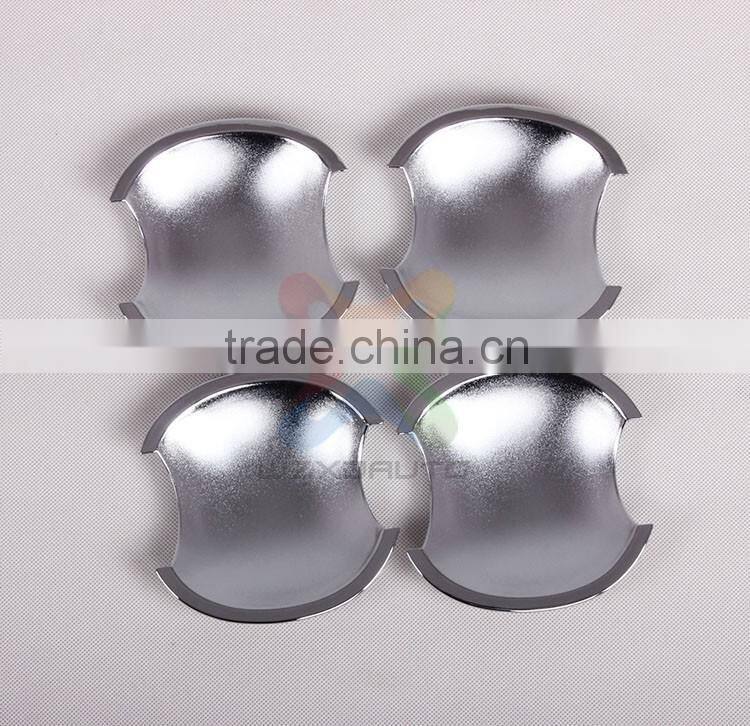 SET ABS CHROME DOOR HANDLE BOWL INSERTS COVER DOOR HANDLE BOWL FOR FORTE 2009-2012