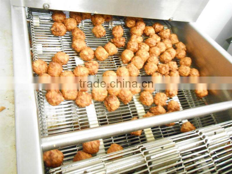 XDL-8500 industrial automatic continuous fryer/frying machine with CE certifcate