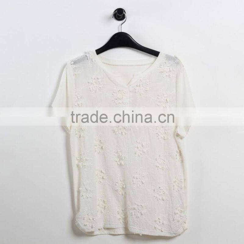 NEW ARRIVAL long sleeve tops with black stars shirt for woman OEM tops cheap price