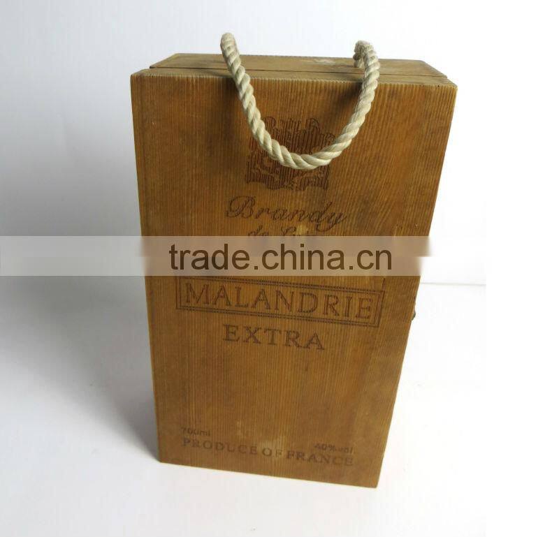 High quality wine box wooden box the latest packaging alibaba China