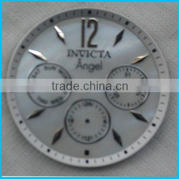 white MOP dial for wrist watches