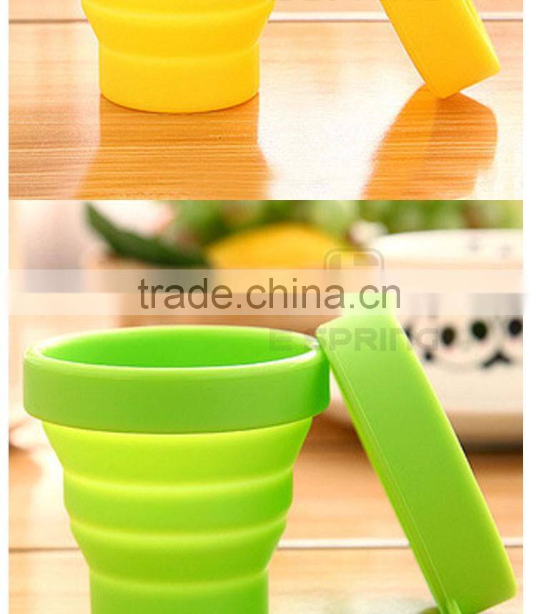 Travel sport camping silicone collapsible cup