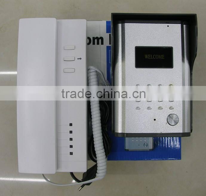 Apartment remote control hanging talking doorbell audio intercom system