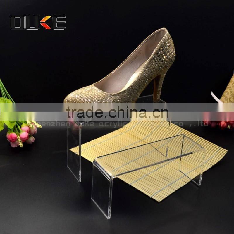 transparent high quality acrylic shoe rack for wholesale