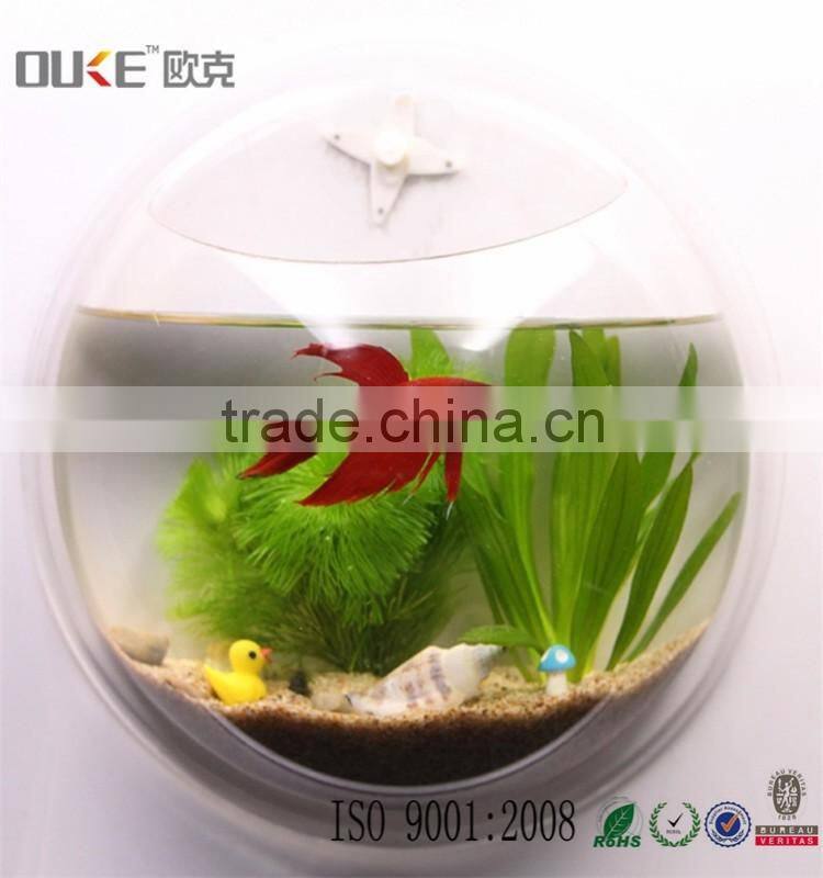 wall mount new stly transparent acrylic fish tank