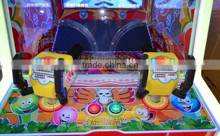 2016 newest design simulator ball arcade game machine target shooting game machine