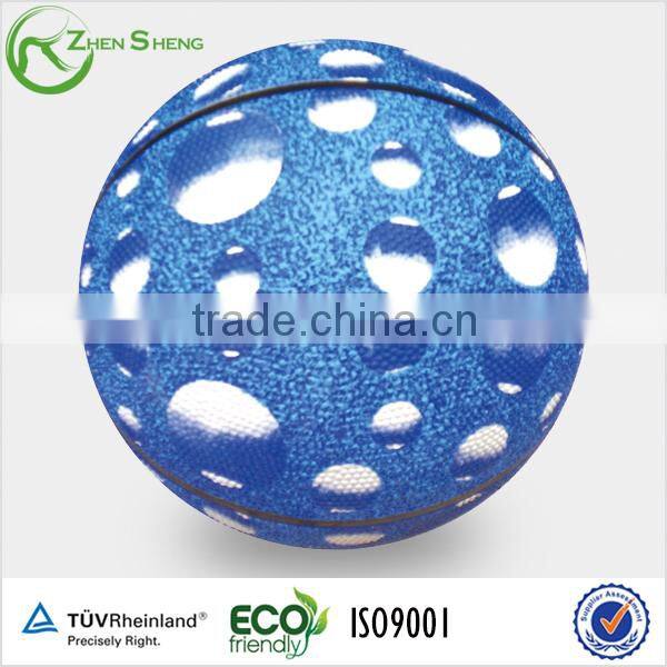 Zhensheng Rubber basketballs Colorfull basketballs Promotional basketball