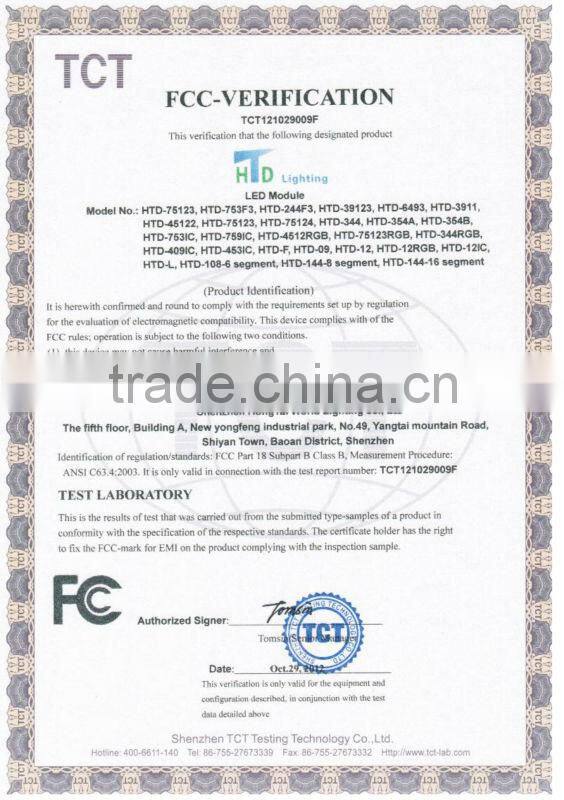 160 beam ip66 high power 1.2w led module for outdoor sign and channel letter