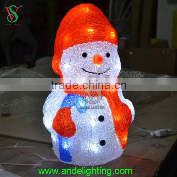 Hotsell 25cm height decorative light led christmas snowman