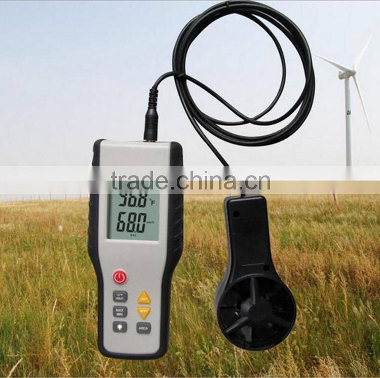 LCD Display anemometro thermal imager Thermo-Anemometer Infrared Thermometer termometro Wind Speed estacion meteorologica