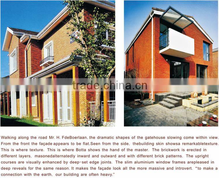 Easy install foam brick panel for wall cladding