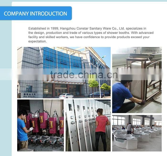 Hangzhou factory directly shower enclosure to corner with cheap price