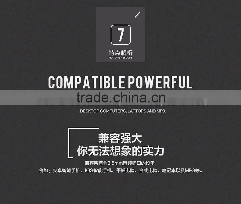 USA amazon hot selling headsets with 3.5 mm headsets jack black gold color available microphone wired headsets