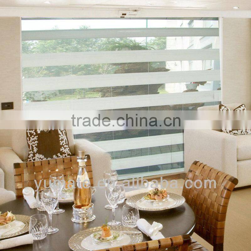 Peacock shade roller curtain fabric