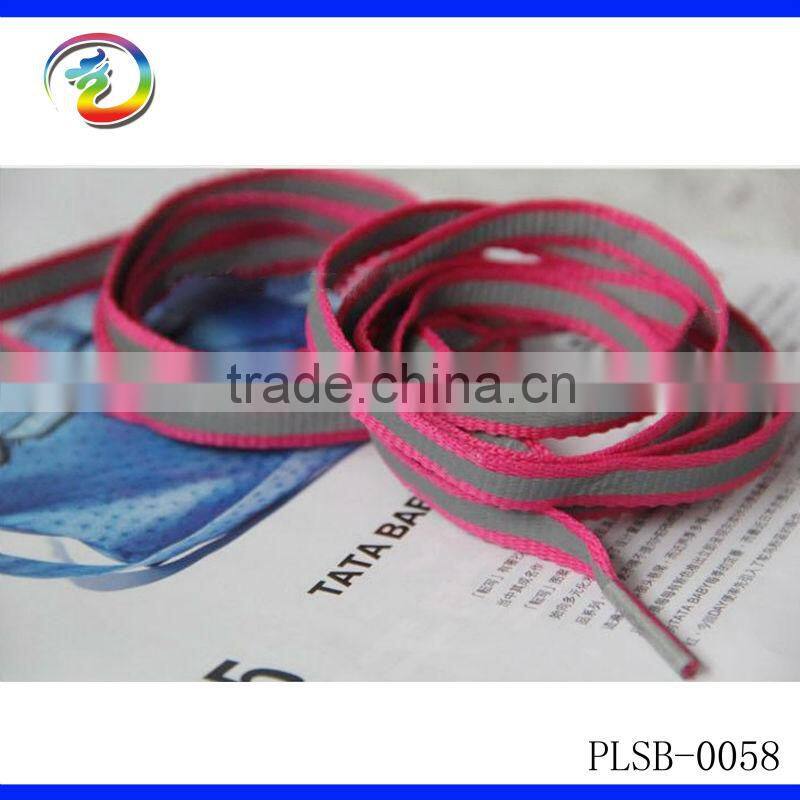 Fashion Polyester Cotton Flat Shoelace