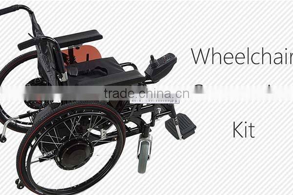 Electric Wheel Chair Conversion kit/Brushless power motor/wheelchair brushless controller