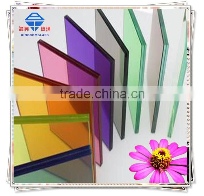 laminated glass with color pvb & color glazing laminated glass