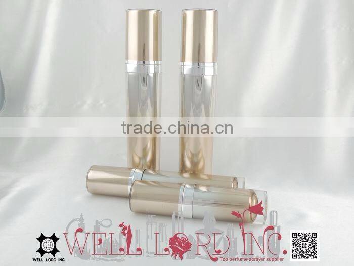 80ml useful golden MS cylinder refillable lotion pump