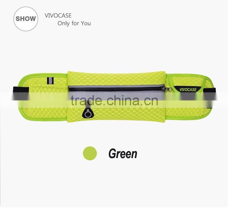 Hot sell delicate multicolor waist bag for sports mesh fabric bags outside bags