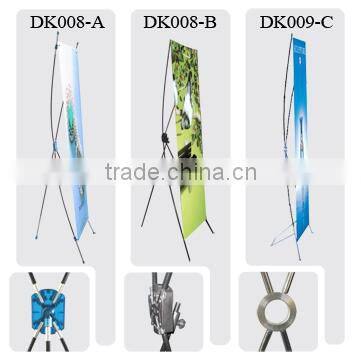 Cheaper X shape flex banner stand,display stand