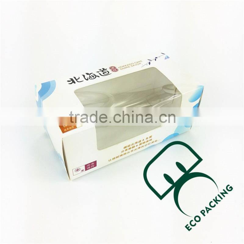 custom cake boxes and packaging with PVC window