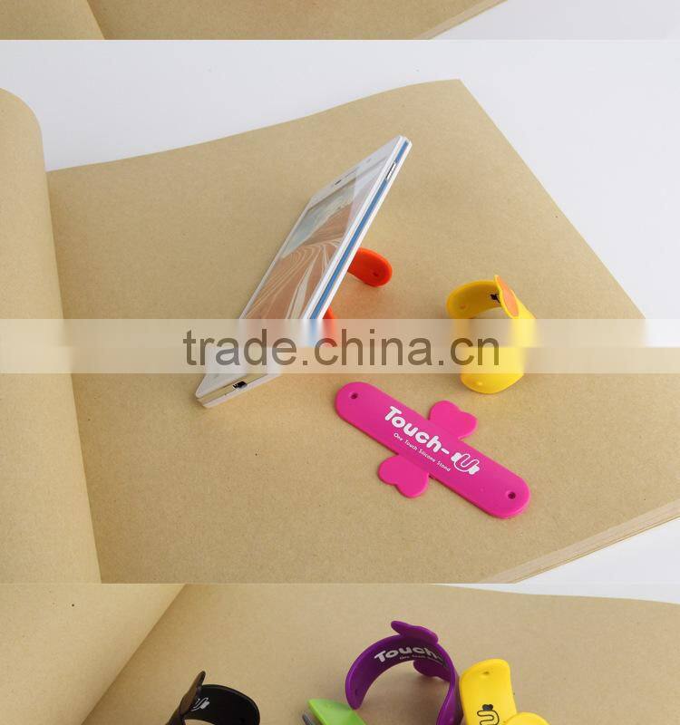 Touch-U One-touch Silicone Cell Phone Holder Stand for Mobile phone