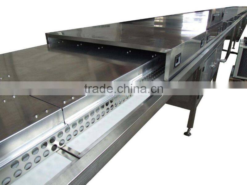 chocolate making line---chocolate enrobing machine stainless steel