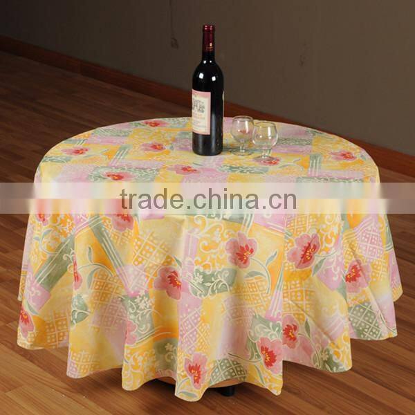 Plastic table cover /cheap PVC table cloth