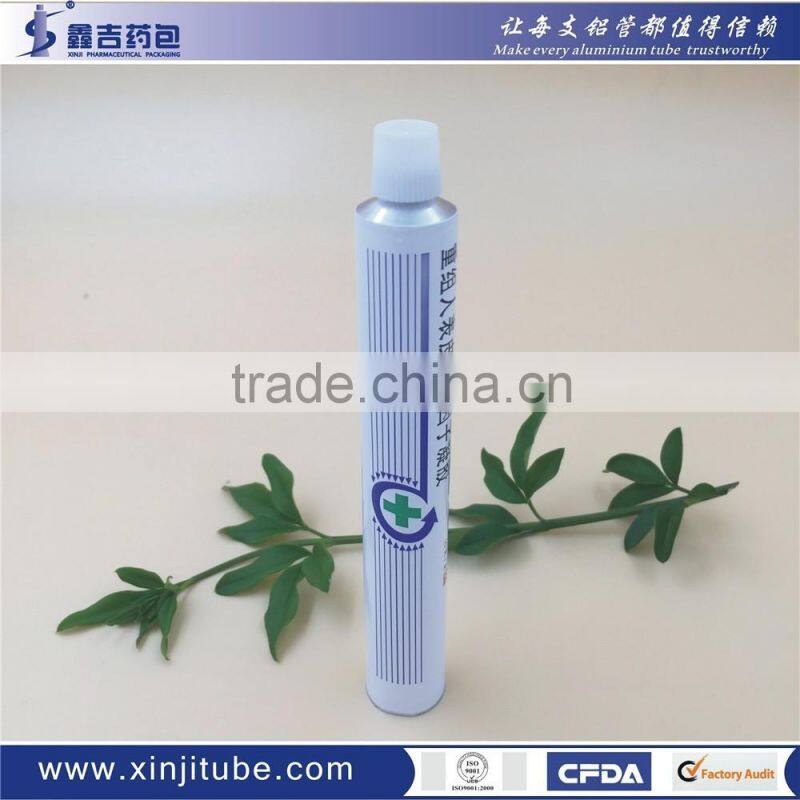 CFDA Certified Pharmaceutical/ Cosmetic Collapsible Aluminum Tube Gel