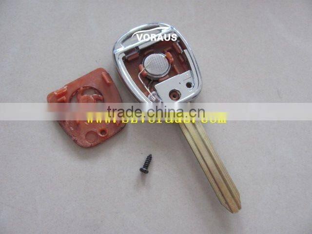 High quality To transponder key shell with light (TOY43)