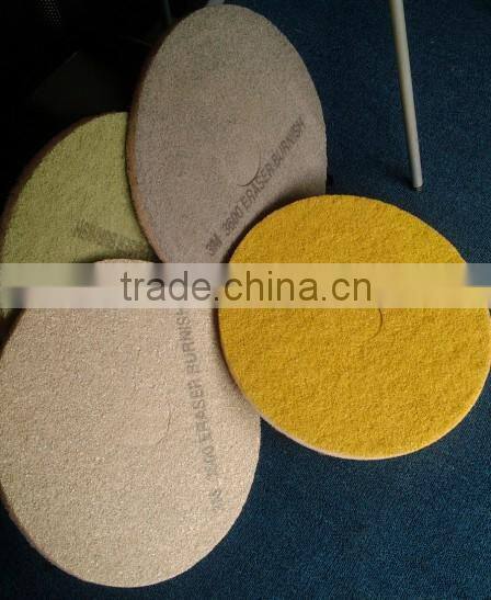 Polishing pads with diamond