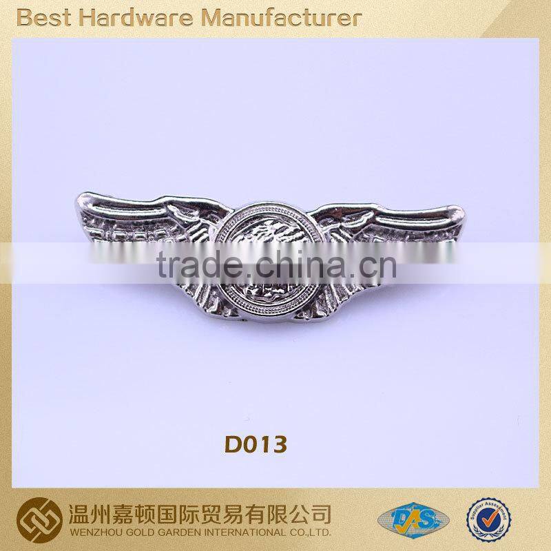 Garment accessory shoes plate jeans patch alloy plate