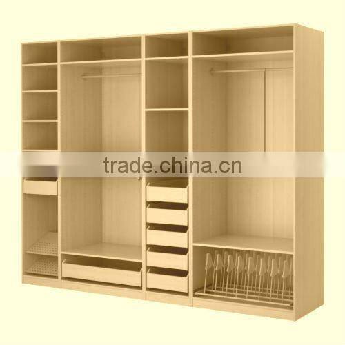 classic 1 door wall design wooden Wardrobe white