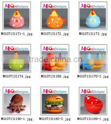 Big And Small Decorative Ceramic Bear Saving Bank