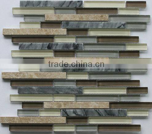 Fashion glass mosaic strip