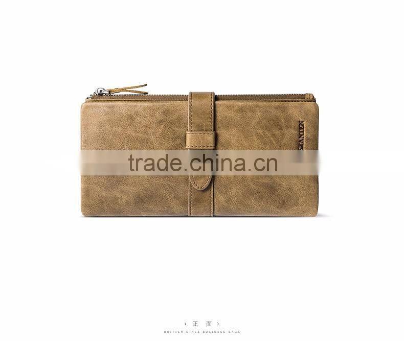 vintage classy men leather hand bag pocket purse designer brand