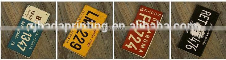 License Plate Design Kraft Paper Notebook/2016 New Design Pocket Notebook