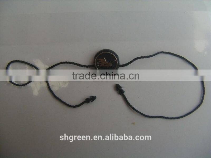 Jewelry string seal tag with siliver brand name