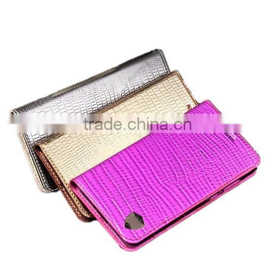 Practical Magnetic for huawei smart phone Detachable PU Leather cover Flip Card