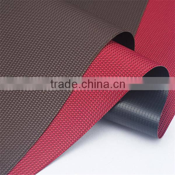 Fashion Ventilation dobby 100% pvc coated polyester fabric for shoes