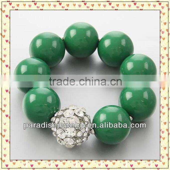 Vintage design white beaded Bracelet-B22036-7