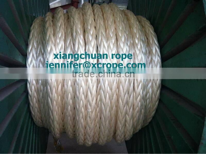 UHMWPE Rope Diameter 88mm 220M with 1.8M splice eyes in both ends